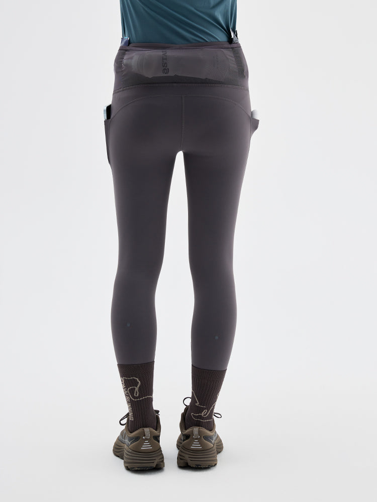 -5°C Stable Waist Pack Fleece Tight Running Pants