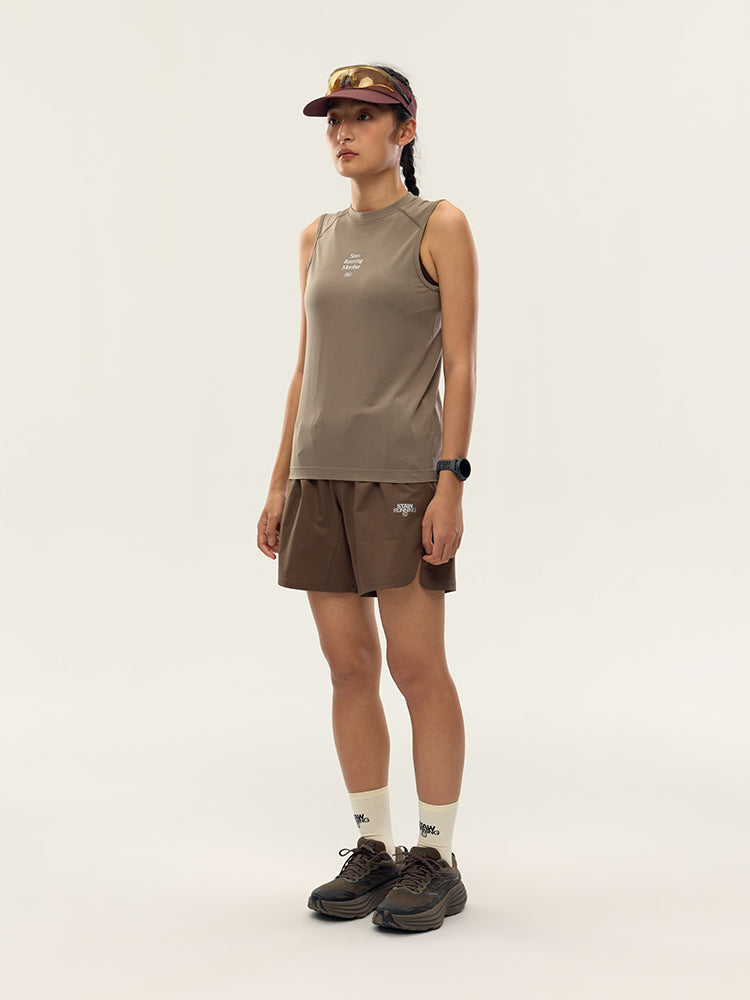 One-Piece Knit Running Vest