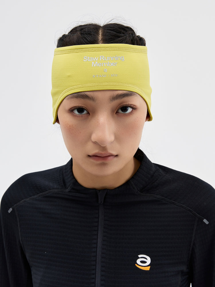 Grid Fleece Ear Warmer Headband