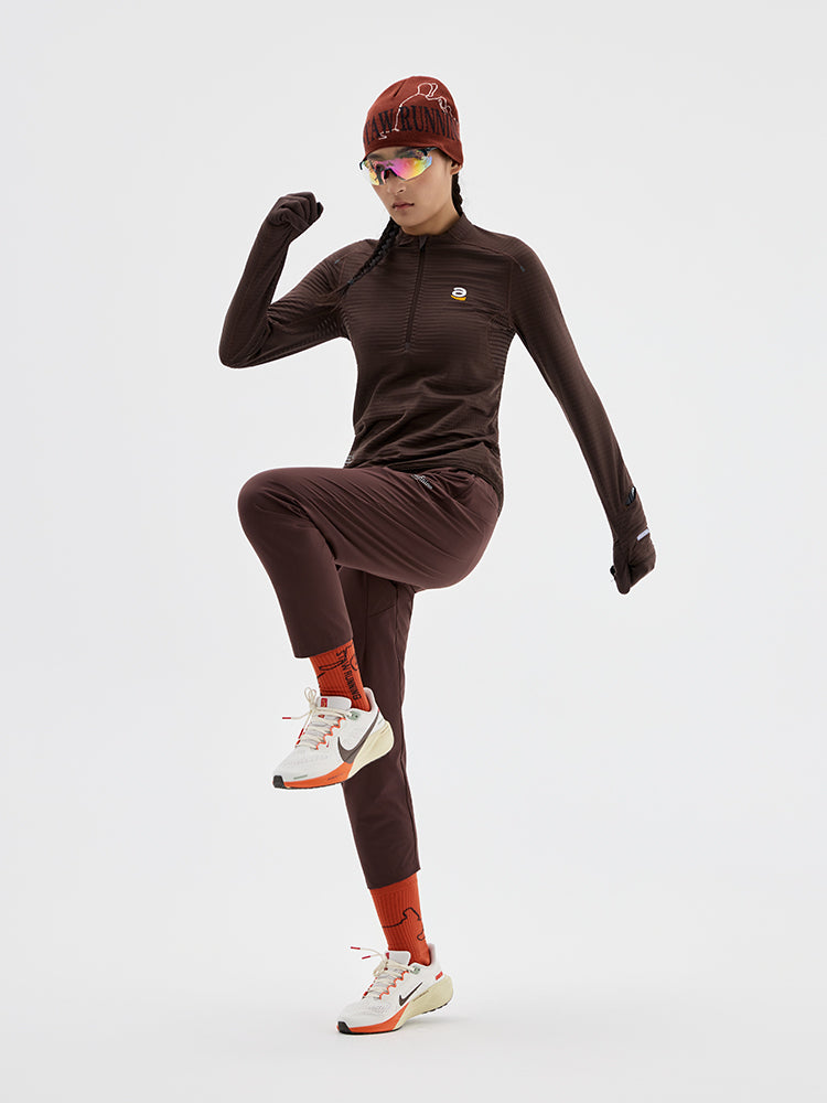 Woven Running Cropped Pants