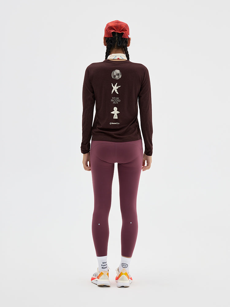 Nature Force Runner Printed Long-Sleeve Top