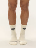 Solid Color Running Mid-Calf Socks