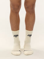 Solid Color Running Mid-Calf Socks