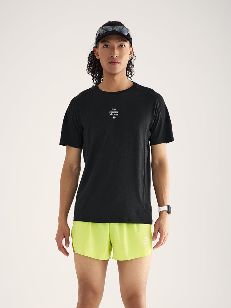 Merino Wool Solid Running T-Shirt