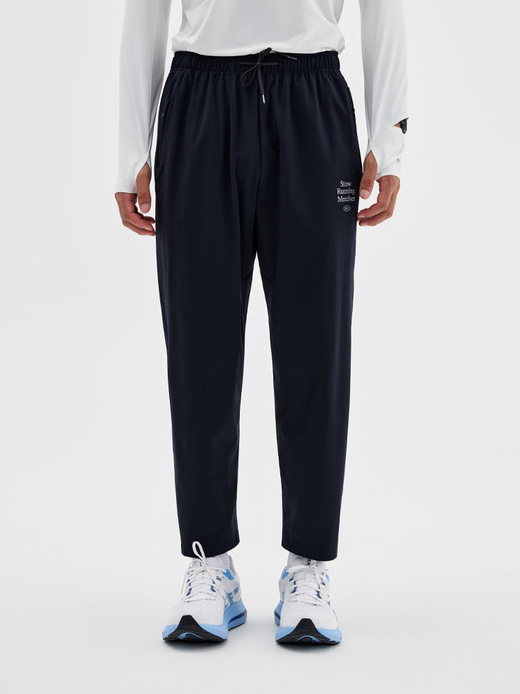 Woven Running Cropped Pants