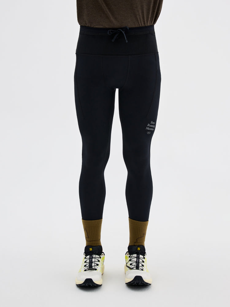 0°C Stable Waist Pack Fleece Tight Running Pants