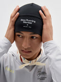 Grid Fleece Running Beanie