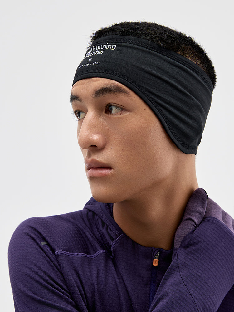 Grid Fleece Ear Warmer Headband