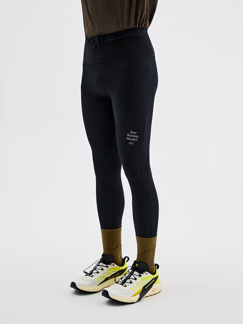0°C Stable Waist Pack Fleece Tight Running Pants
