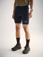 Ribbed Tight Running Shorts