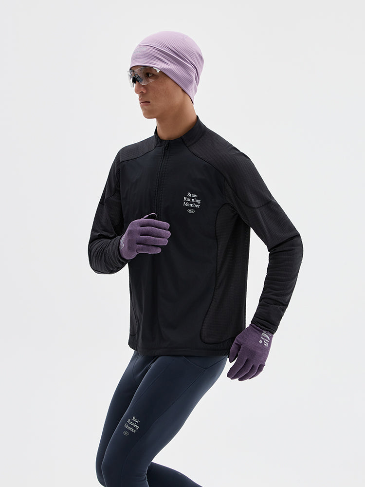 10°C Wind-Blocking Fleece Running Long Sleeve