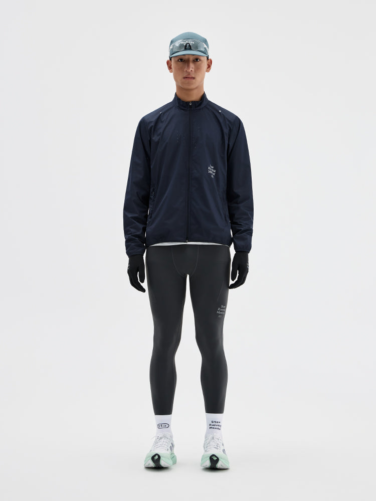 Stand-Collar Windproof Running Jacket