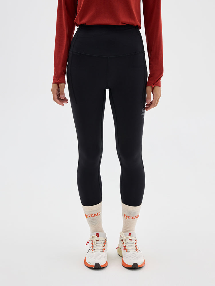 Henwen Waist Pocket Compression Long Pants