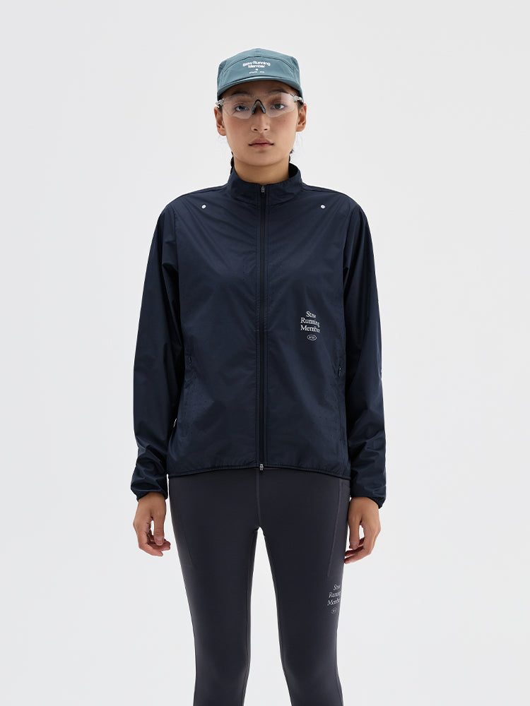 Stand-Collar Windproof Running Jacket