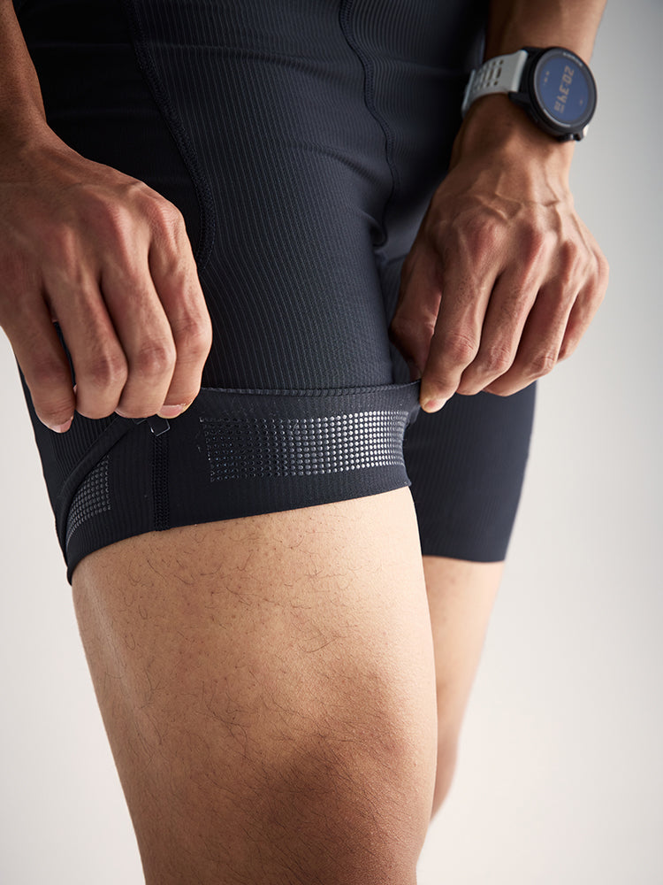 Ribbed Tight Running Shorts