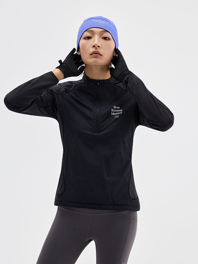 10°C Wind-Blocking Fleece Running Long Sleeve