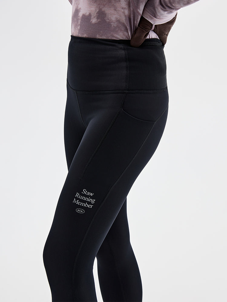 -5°C Stable Waist Pack Fleece Tight Running Pants