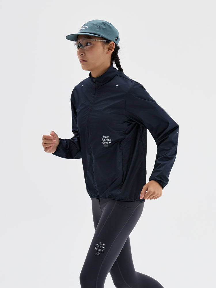 Stand-Collar Windproof Running Jacket