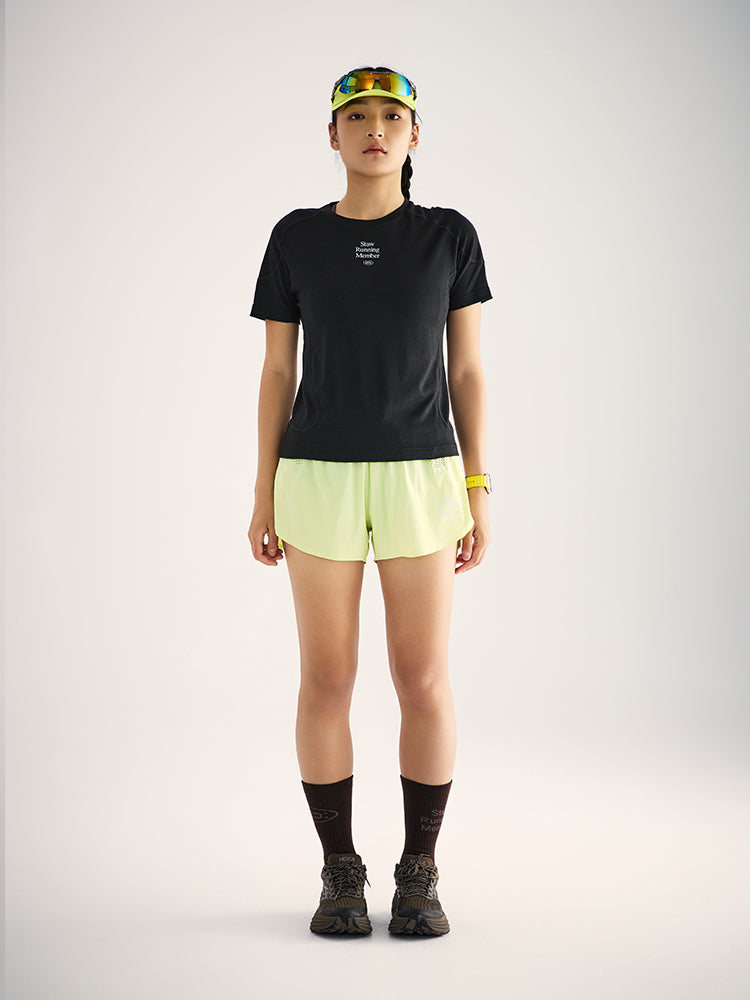 Merino Wool Solid Running T-Shirt