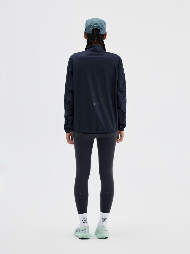 Stand-Collar Windproof Running Jacket