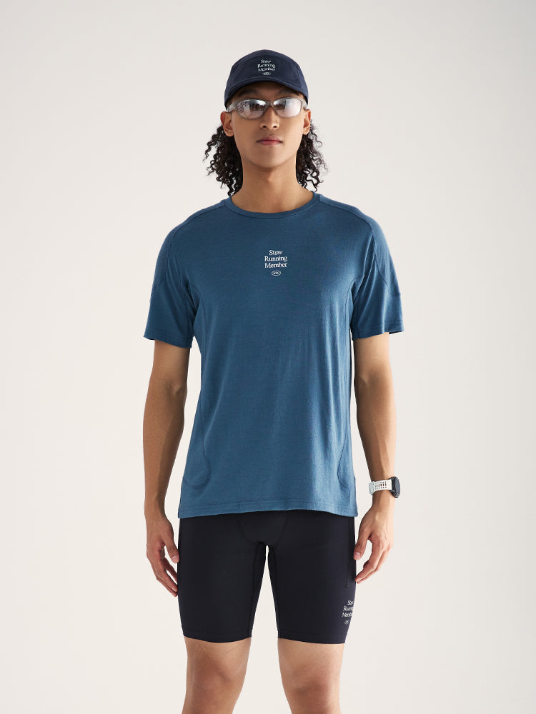 Merino Wool Solid Running T-Shirt