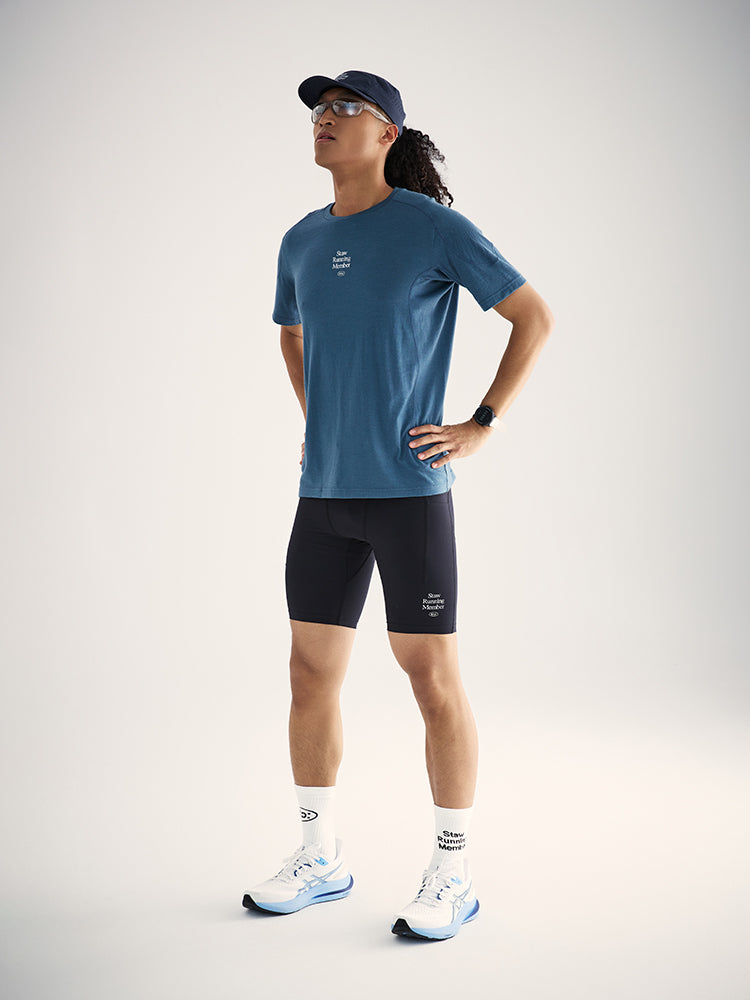 Merino Wool Solid Running T-Shirt