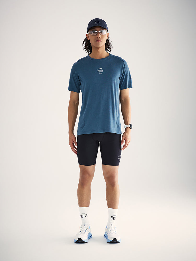 Merino Wool Solid Running T-Shirt