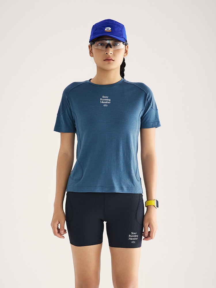 Merino Wool Solid Running T-Shirt
