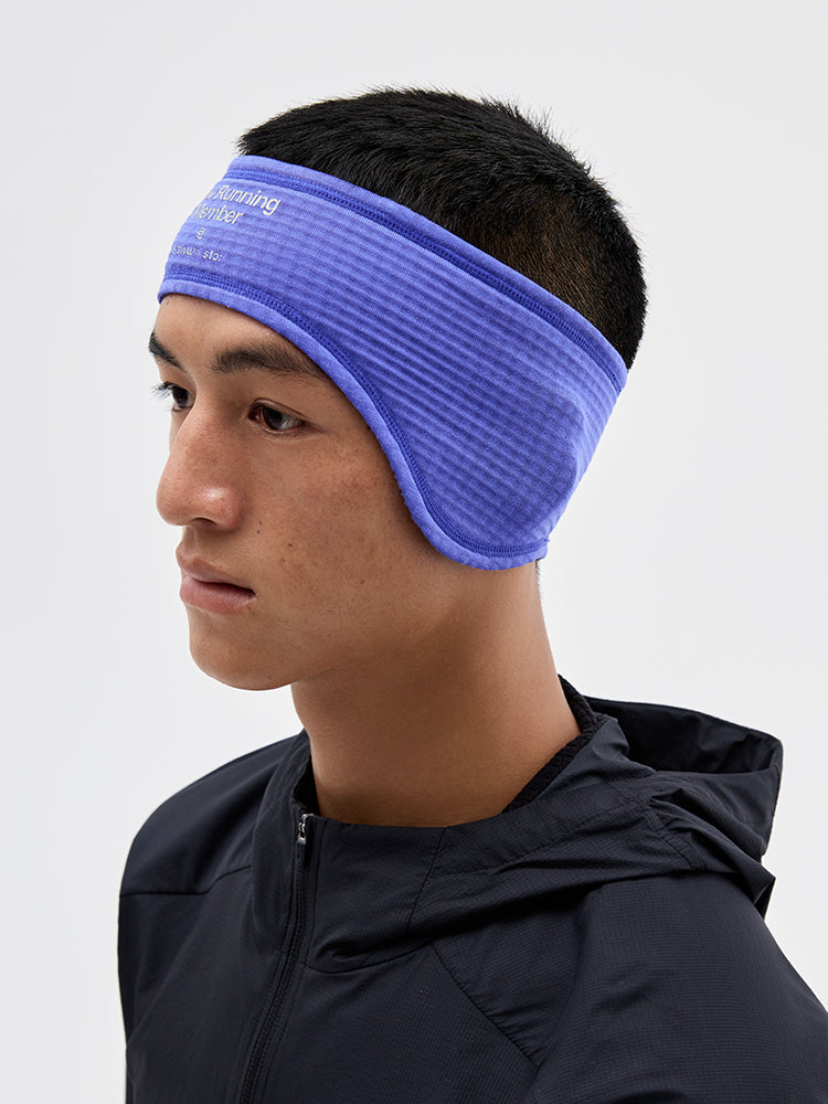 Grid Fleece Ear Warmer Headband