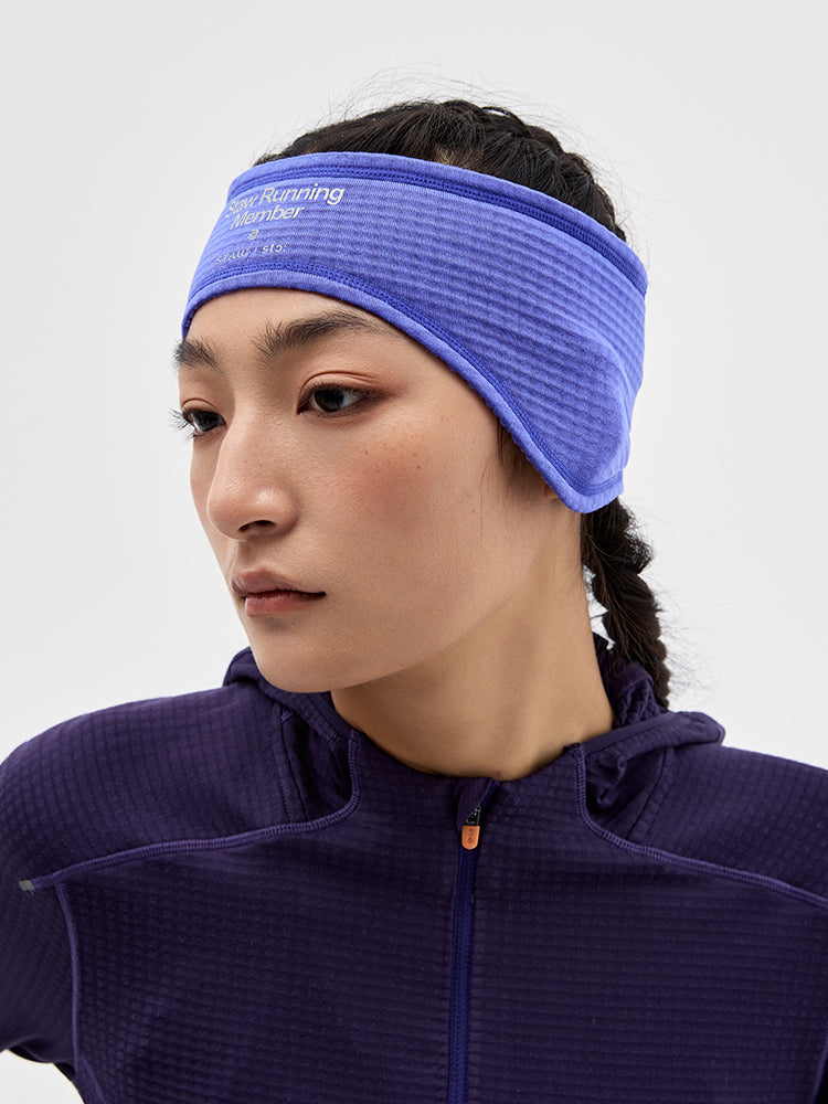 Grid Fleece Ear Warmer Headband