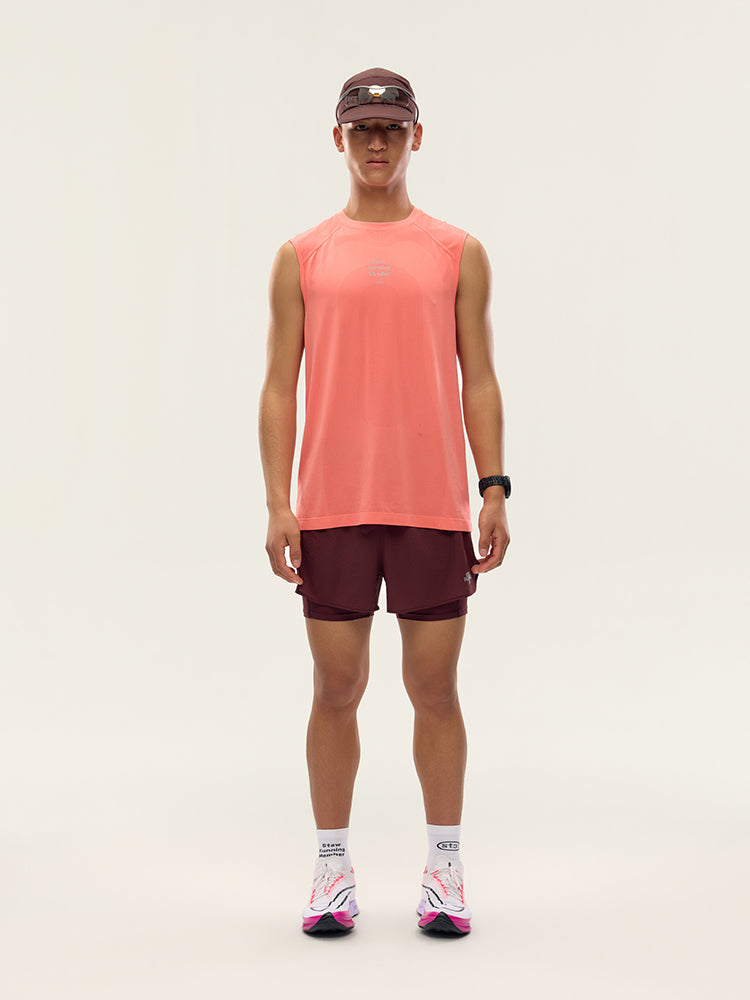 One-Piece Knit Running Vest