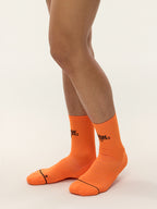 Solid Color Running Mid-Calf Socks