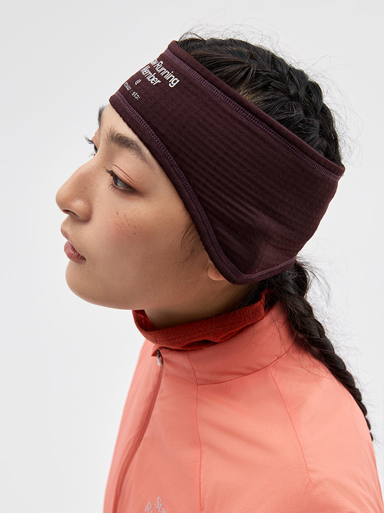 Grid Fleece Ear Warmer Headband