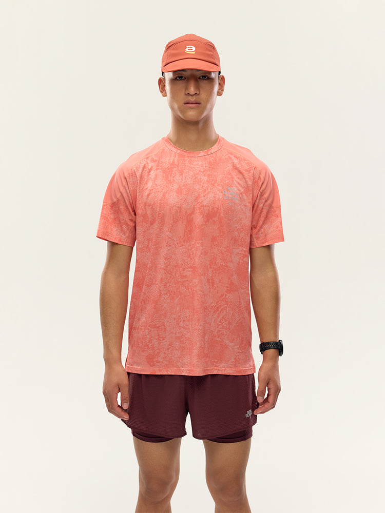 Printed Zoned Running Short Sleeve