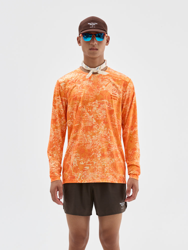 SOSO Graphic Print Running Long Sleeve