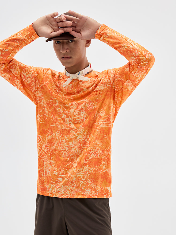 SOSO Graphic Print Running Long Sleeve