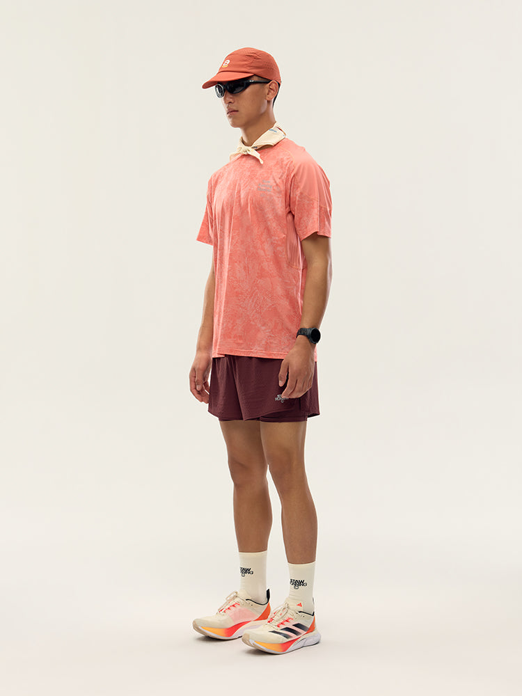 Printed Zoned Running Short Sleeve