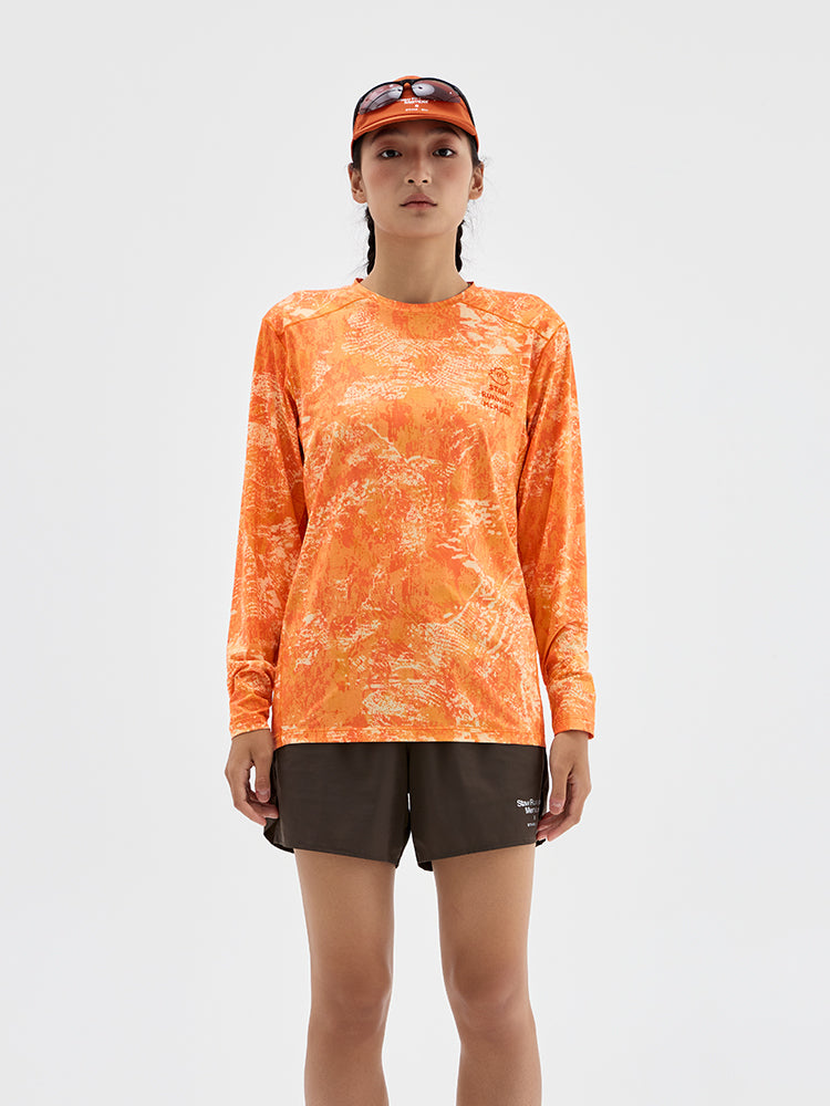 SOSO Graphic Print Running Long Sleeve