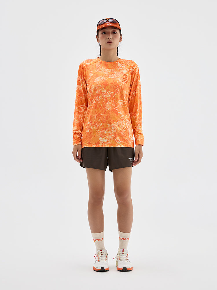 SOSO Graphic Print Running Long Sleeve