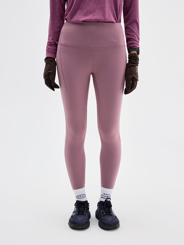 0°C Stable Waist Pack Fleece Tight Running Pants