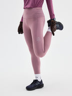 0°C Stable Waist Pack Fleece Tight Running Pants