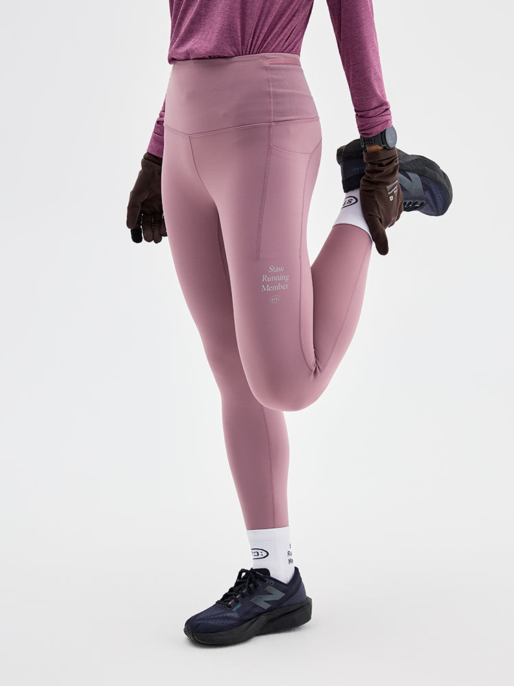 0°C Stable Waist Pack Fleece Tight Running Pants