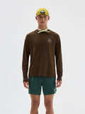Integrated Knit Athletic Long-Sleeve Top