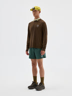 Integrated Knit Athletic Long-Sleeve Top