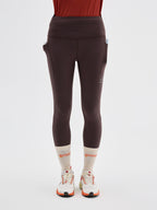 0°C Stable Waist Pack Fleece Tight Running Pants