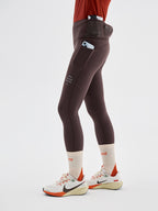 0°C Stable Waist Pack Fleece Tight Running Pants