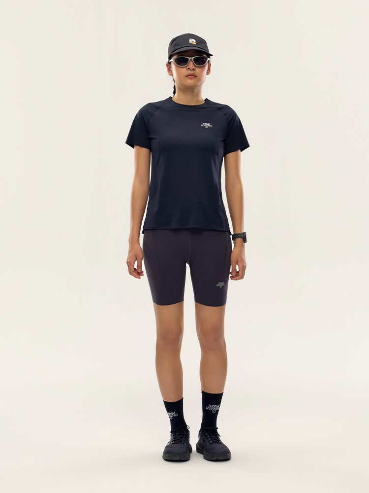 Marathon Waist Bag Compression Shorts