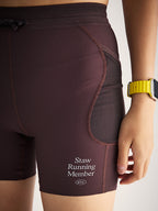 Ribbed Tight Running Shorts