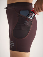 Ribbed Tight Running Shorts