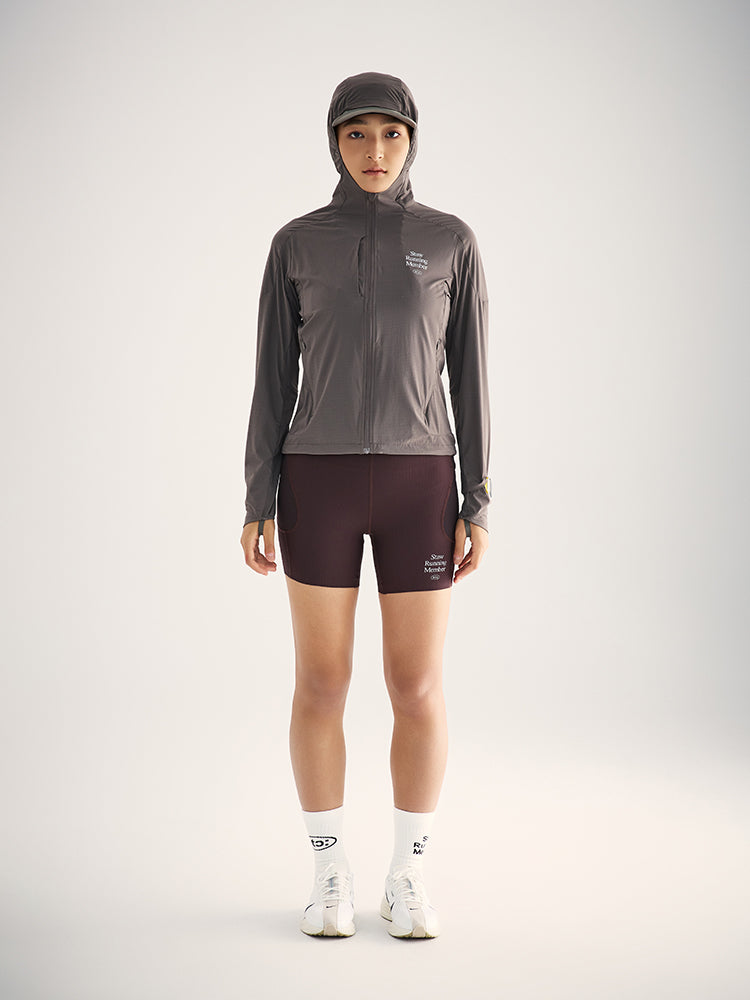 Ribbed Tight Running Shorts
